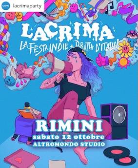 Lacrima alla discoteca Altromondo Rimini. 12 Ottobre 2024