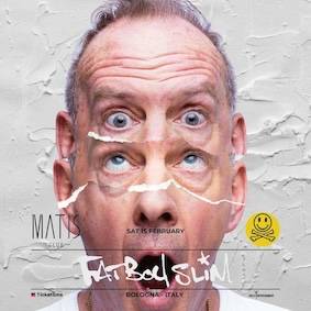 Fatboy Slim alla discoteca Matis Bologna. 15 Febbraio 2025