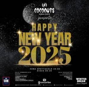 Capodanno 2025 al Coconuts di Rimini