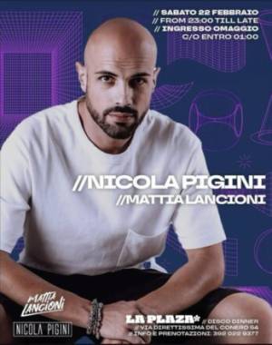 Pigini alla discoteca La Plaza Ancona. 22 Febbraio 2025