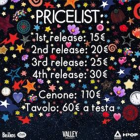 Capodanno Valley alla discoteca Azure di Casette Verdini. 31 Dicembre 2024