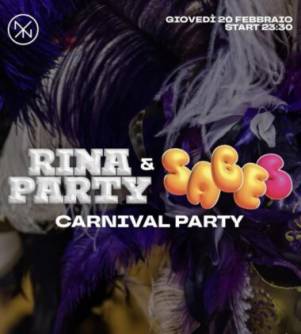 Carnival party del 20 Febbraio 2025 alla discoteca Nyx Ancona